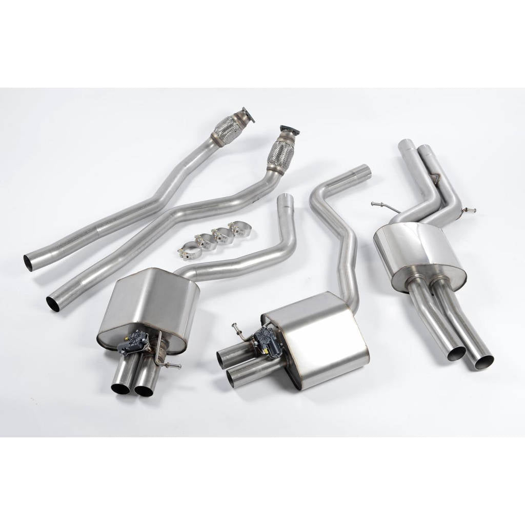 MILLTEK SSXAU364 Cat-back ECA AUDI RS6 C7 4.0 TFSI biturbo quattro Photo-0