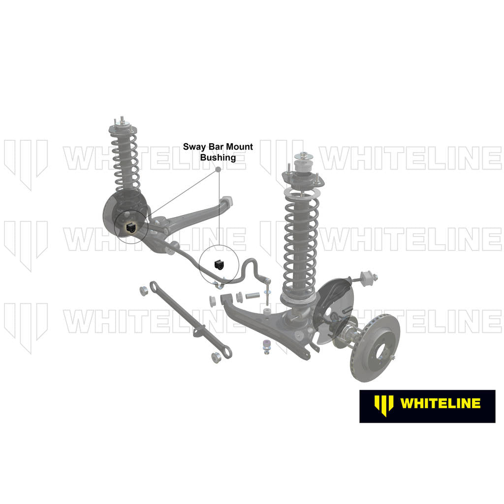 WHITELINE W22807 Rear Anti Roll Bar Mount - Bushing Kit 14mm for BMW 3 Series, M3, 5 Series, M5/Z4, Z4M Photo-1