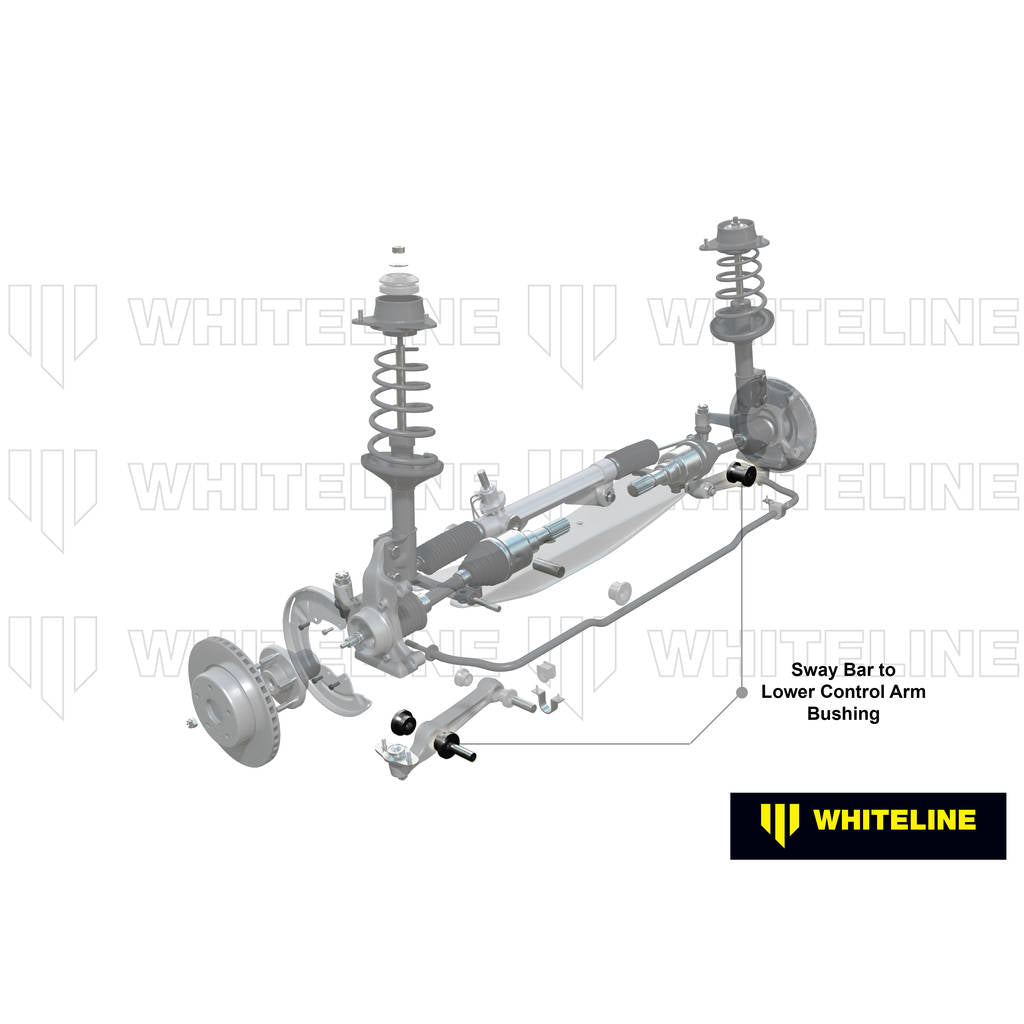 WHITELINE W51054 Front Lower Control Arm - Outer Bushing Kit for Ford Capri, Cortina/Escort Photo-1