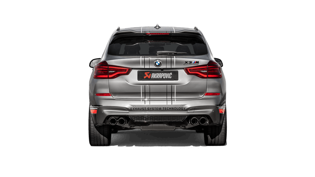 AKRAPOVIC S-BM/T/10H Slip-On Line (Titanium) for BMW X3M (F97) / X4M (F98) 2020-2024 Photo-2