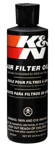 K&N 99-0533 Air Filter Oil - 8oz SqueezeFilter OIL; 8 OZ SQUEEZE BOTTLE Photo-0