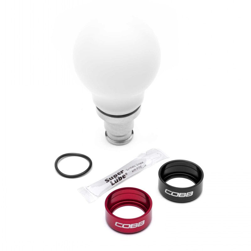 COBB 2H1360-W Gear Knob (white) for HONDA Civic Type R (FK8) 2017-2021 Photo-0