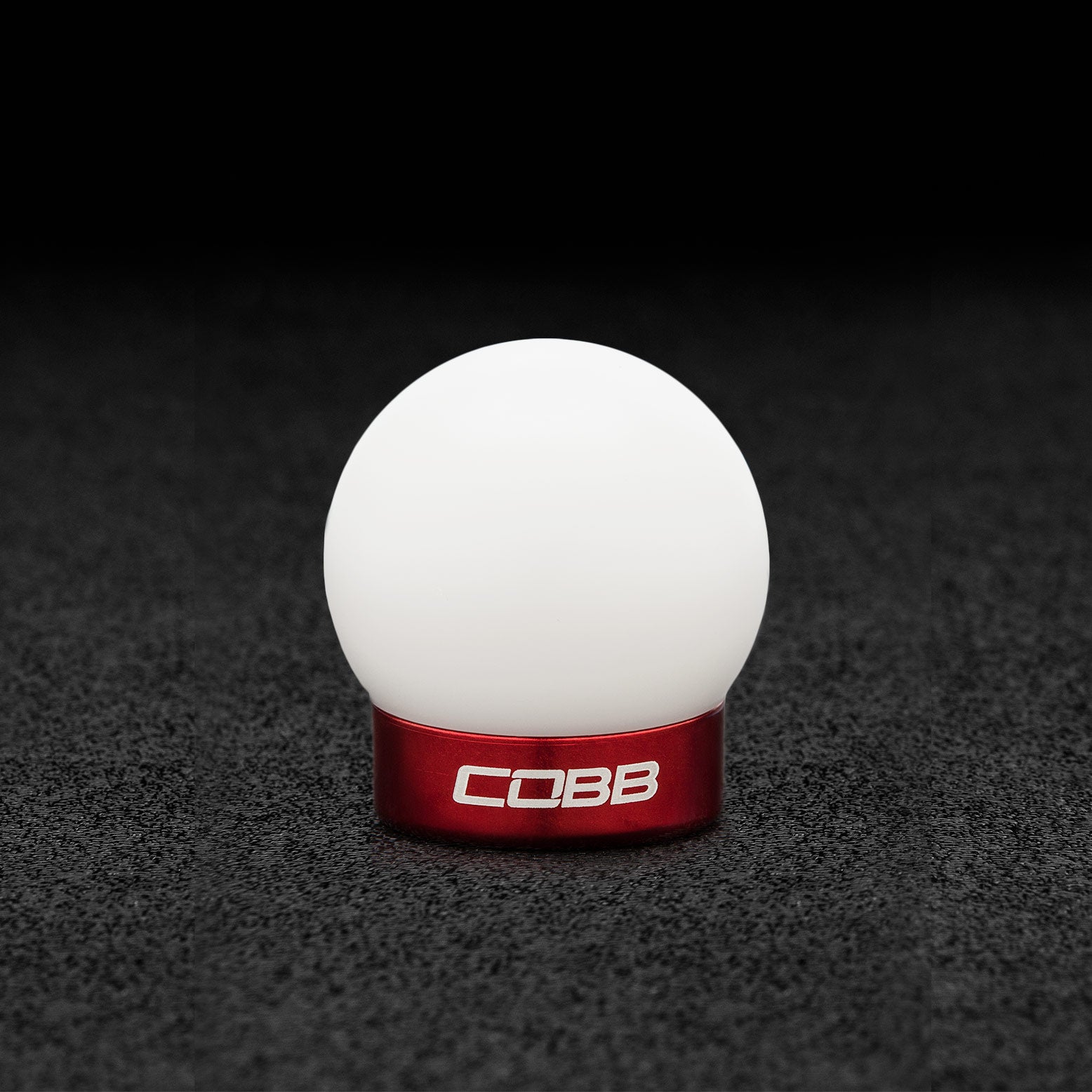COBB 2M1350-W-RD FORD Mustang Shift Knob - White Knob w/Race Red Photo-0