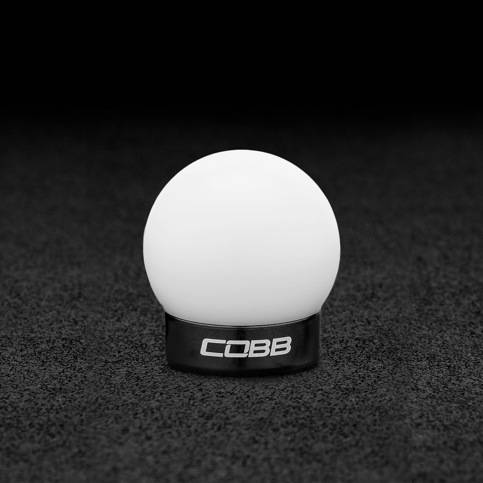 COBB 2M1350-W-BK FORD Mustang Shift Knob - White Knob w/Stealth Black Photo-0