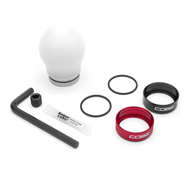 COBB 2V1360-W Gear Knob (White) for VW Golf R (Mk 8) 2022- Photo-0