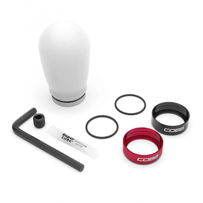 COBB 2V1370-W Gear Knob (White) for VW Golf R (Mk 8) 2022- Photo-0