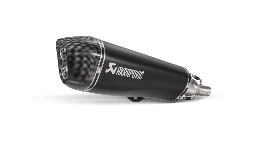 AKRAPOVIC S-PI5SO1-HRAASSBL Slip-On Line (SS) Piaggio MP3 500/500 LT 2008-2019 Photo-0