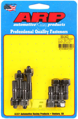 ARP 300-2422 Carburetor Stud Kit 2˝ spacer with Moroso #64927 return spring kit. ARP Stainless. drilled. hex Photo-0