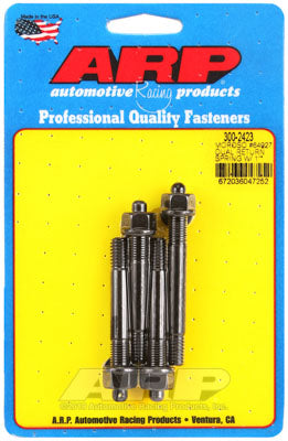 ARP 300-2423 Carburetor Stud Kit 1˝ spacer with Moroso #64927 return spring kit. ARP Stainless. drilled. hex Photo-0