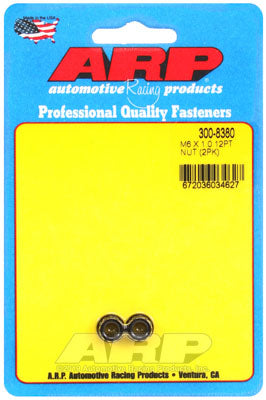 ARP 300-8380 Nut Kit M6 X 1.00 12pt Photo-0