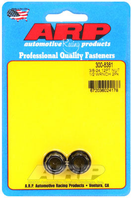ARP 300-8381 Nut Kit 3/8-24 1/2 socket 12pt Photo-0