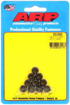 ARP 300-8390 Nut Kit M6 X 1.00 12pt Photo-0