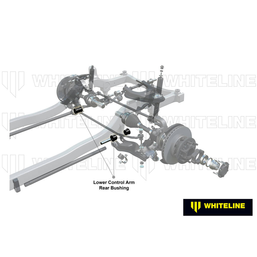 WHITELINE W51603 Front Lower Control Arm - Inner Rear Bushing Kit for Mitsubishi L300, Pajero/Triton Photo-1
