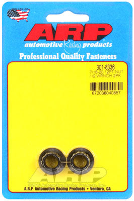 ARP 301-8336 7/16-20 1/2 socket 12 pt nut kit Photo-0