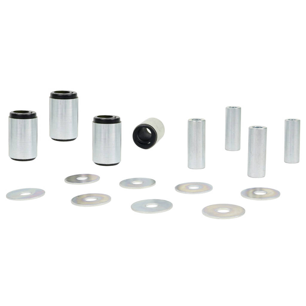 WHITELINE W53273 Front Lower Control Arm - Bushing Kit Double Offset for Nissan Navara D40, D23/Pathfinder R51 Photo-0
