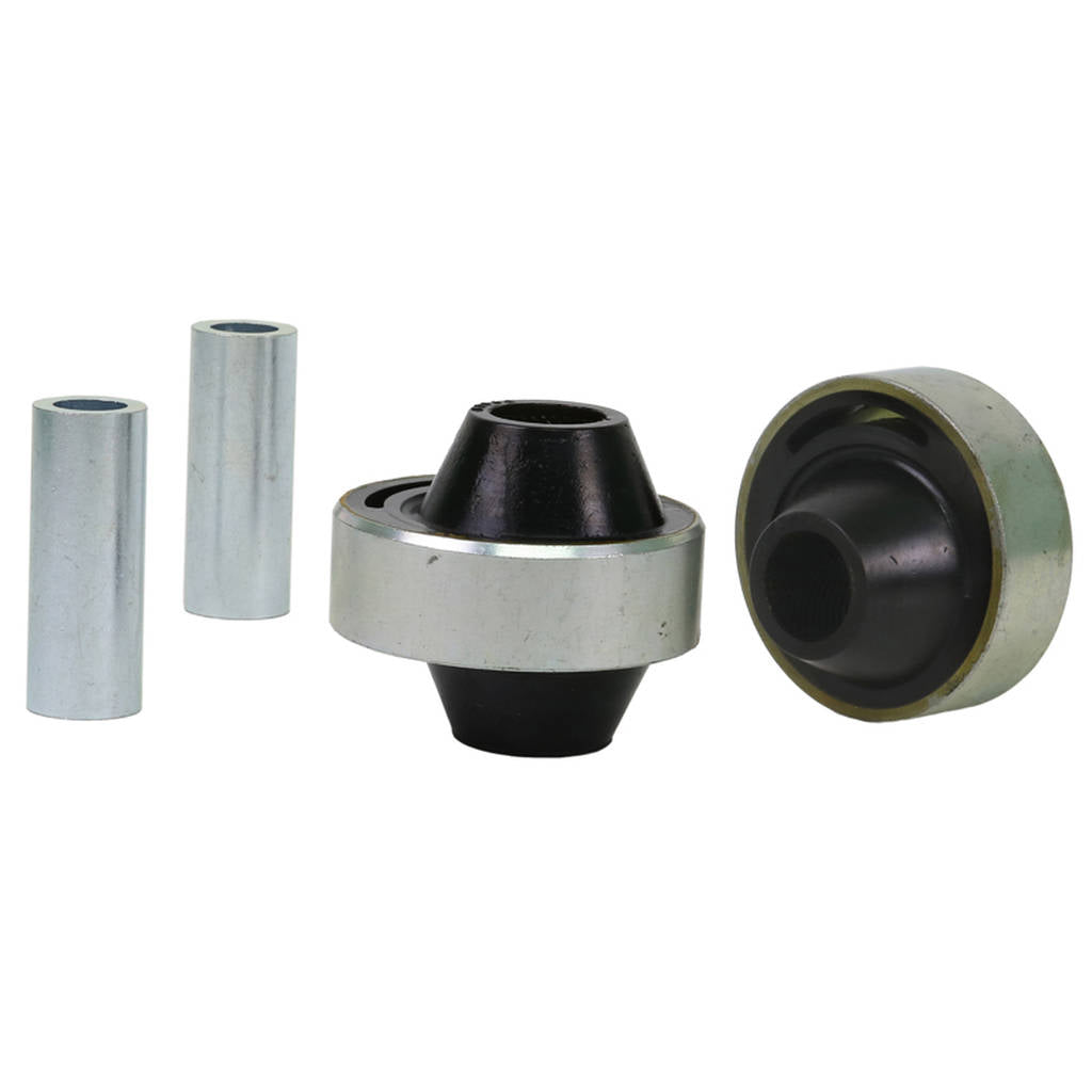 WHITELINE W53276 Front Lower Inner Rear Bushing Double Offset Kit for Toyota Corolla, Prius Photo-0