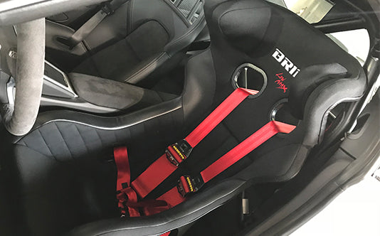 BRIDE H01ASF BUCKET SEAT XERO RS BLACK FRP, SILVER SHELL Photo-1