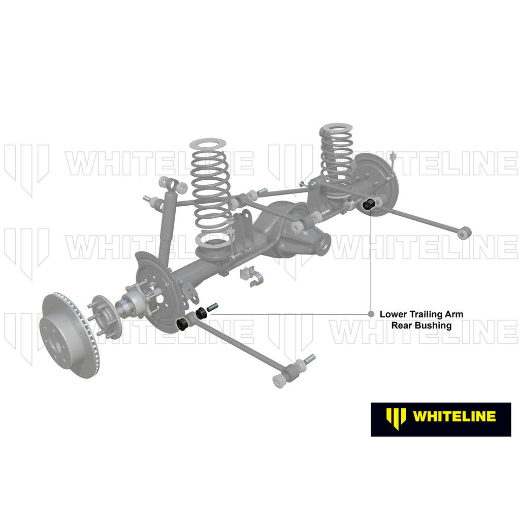 WHITELINE W61490 Rear Trailing Arm Lower - Front Bushing Kit for Holden Gemini TX-TG Photo-1