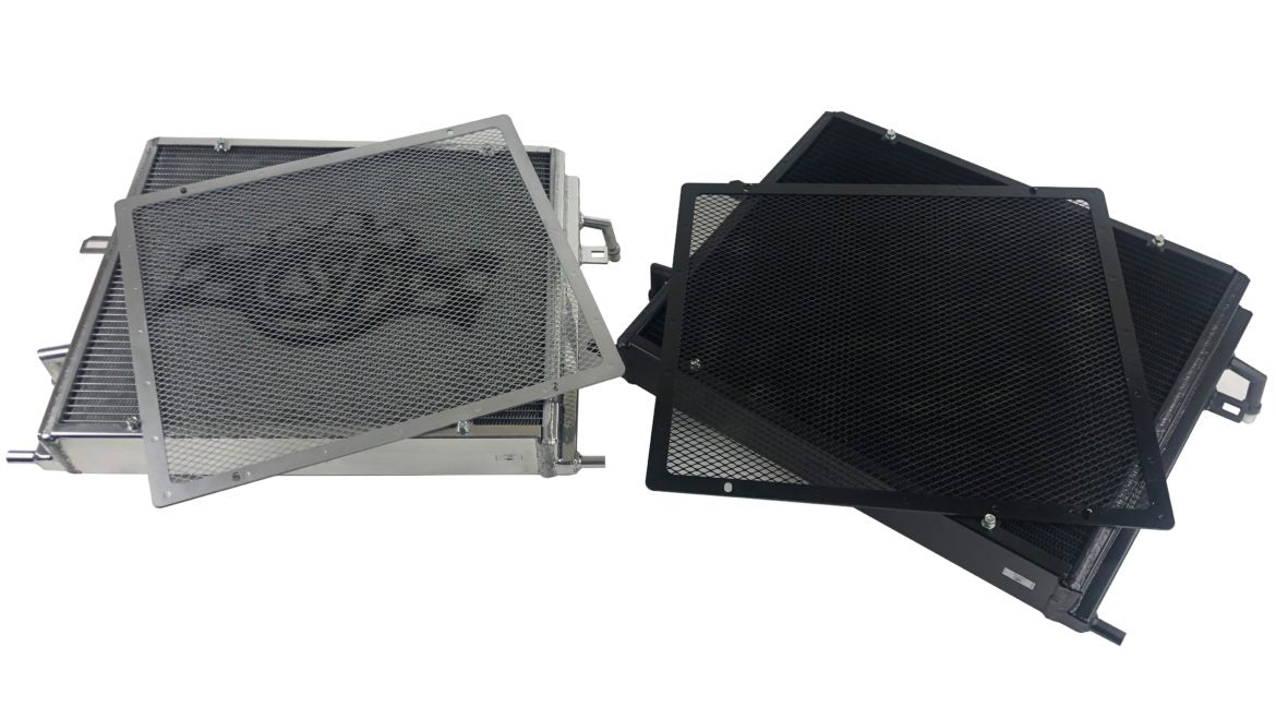 CSF 8131B Front Mount Heat Exchanger w/rock guard (black) for BMW B58/B48 Photo-1