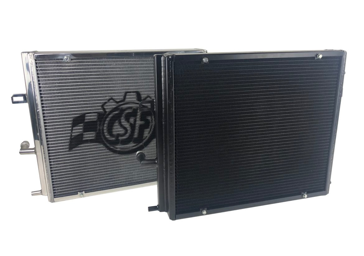 CSF 8131B Front Mount Heat Exchanger w/rock guard (black) for BMW B58/B48 Photo-2