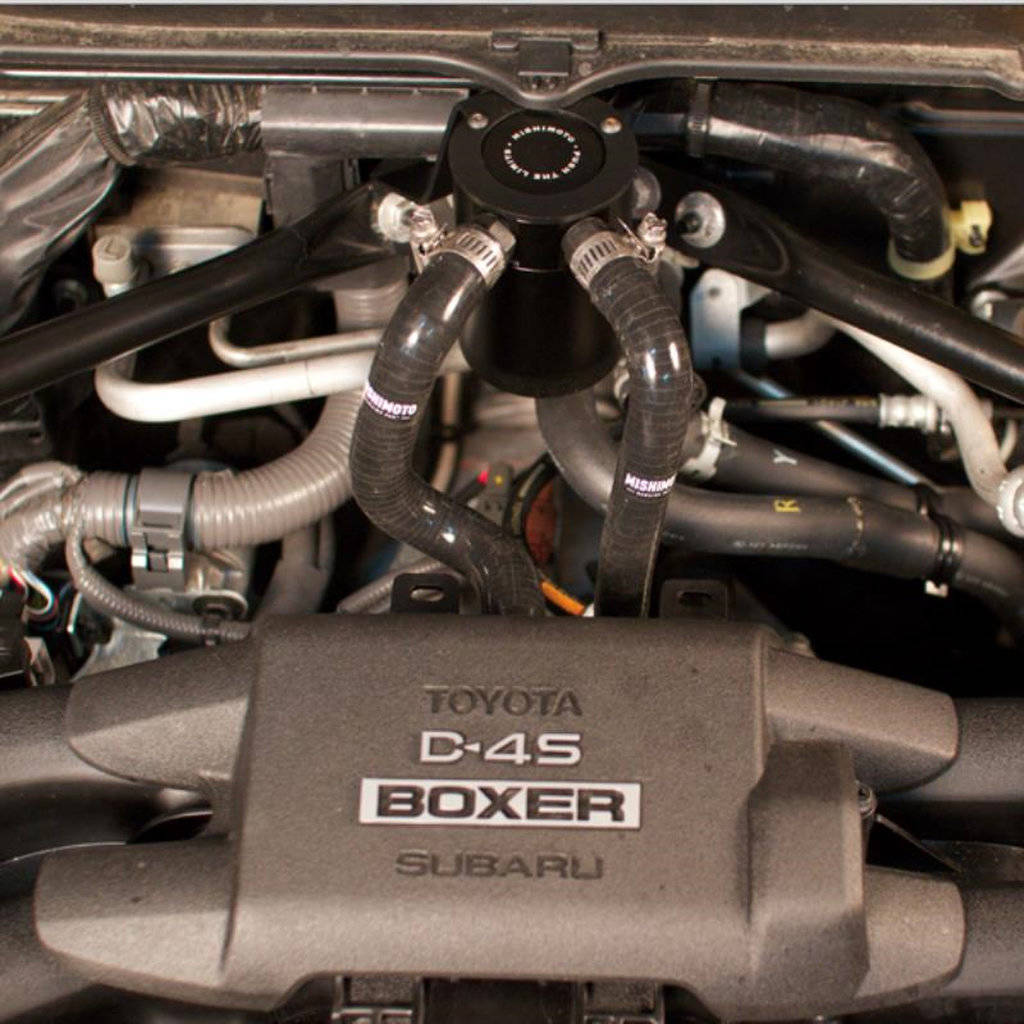 MISHIMOTO MMBCC-BRZ-13PBE SUBARU BRZ/TOYOTA 86/SCION FR-S Baffled Oil Catch Can 2013+ Photo-5