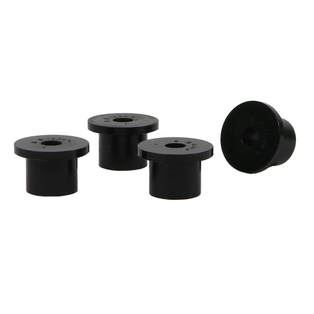WHITELINE W71534 Rear Leaf Spring - Rear Eye/Shackle Bushing Kit for Mazda 323, R100/RX-4 Photo-0