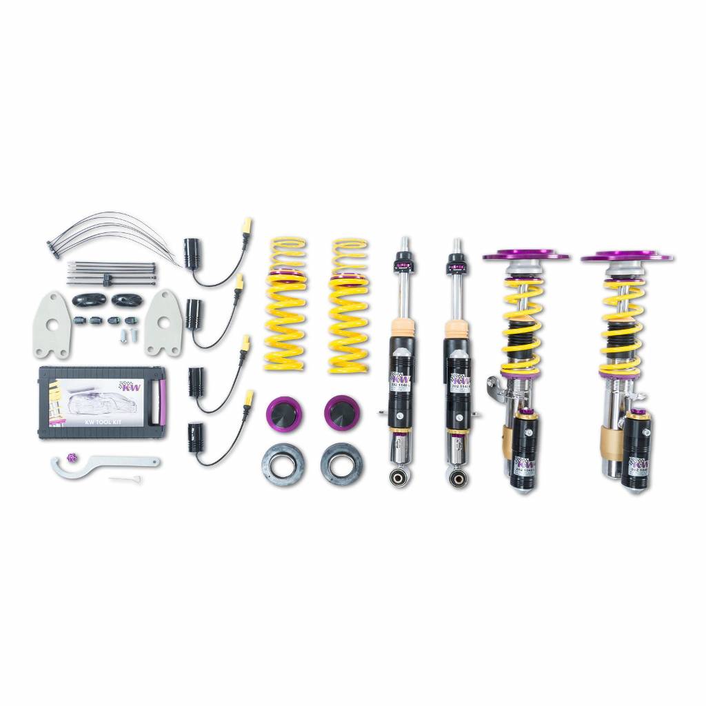 KW 3A7200AP Coilover Kit V4 (incl. Deactivation Electronic Dampers) for BMW M3 (F80) / M4 (F82) 2014-2020 Photo-0