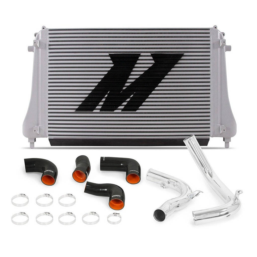 MISHIMOTO MMINT-MK7-15KP VW MK7 Golf TSI/GTI/R Performance Intercooler Kit, Polished, 2015+ Photo-0