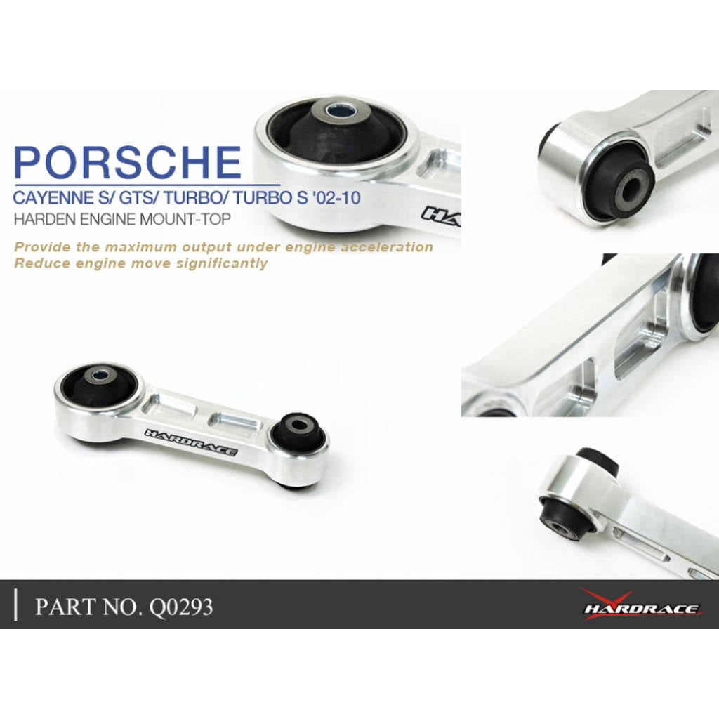 HARDRACE Q0293 HARDEN ENGINE MOUNT PORSCHE CAYENNE S/GTS/TURBO/TURBO S '02-10 Photo-7