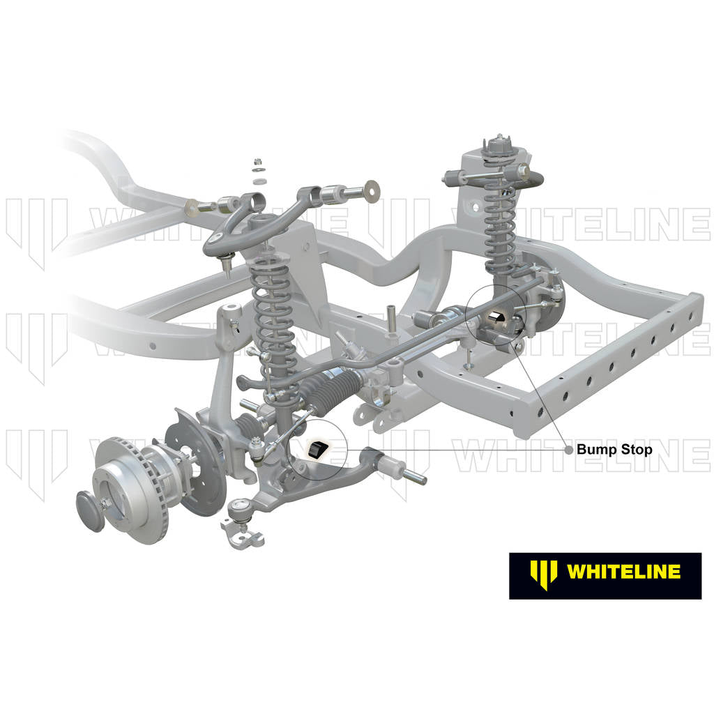 WHITELINE W92827 Front Bump Stop - Upper Bushing Kit for Holden HQ-WB/Torana LH-LX Photo-1