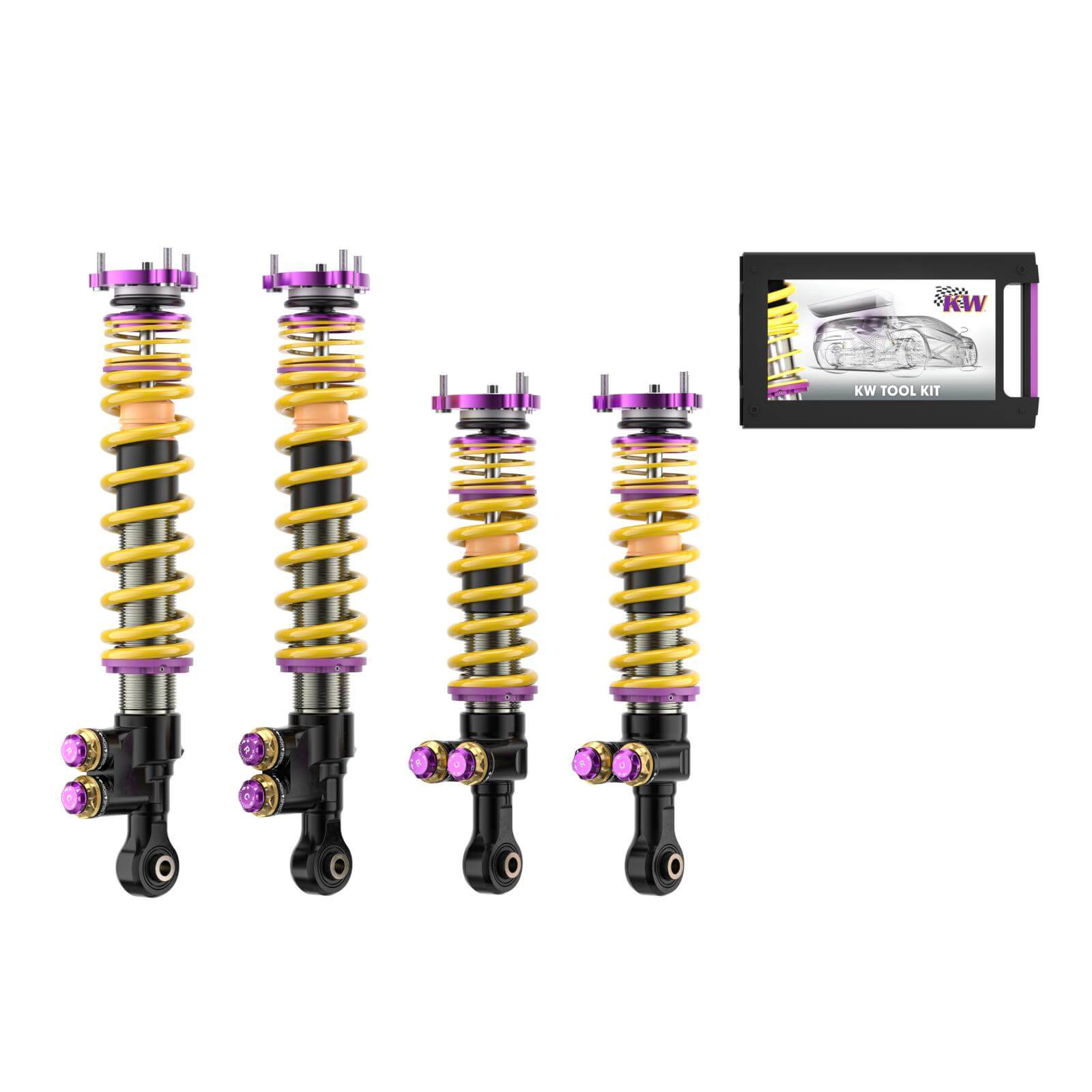 KW 3090171093 V5 Clubsport coilover kit without serial lift Porsche 911 GT3 Type 992 Photo-0