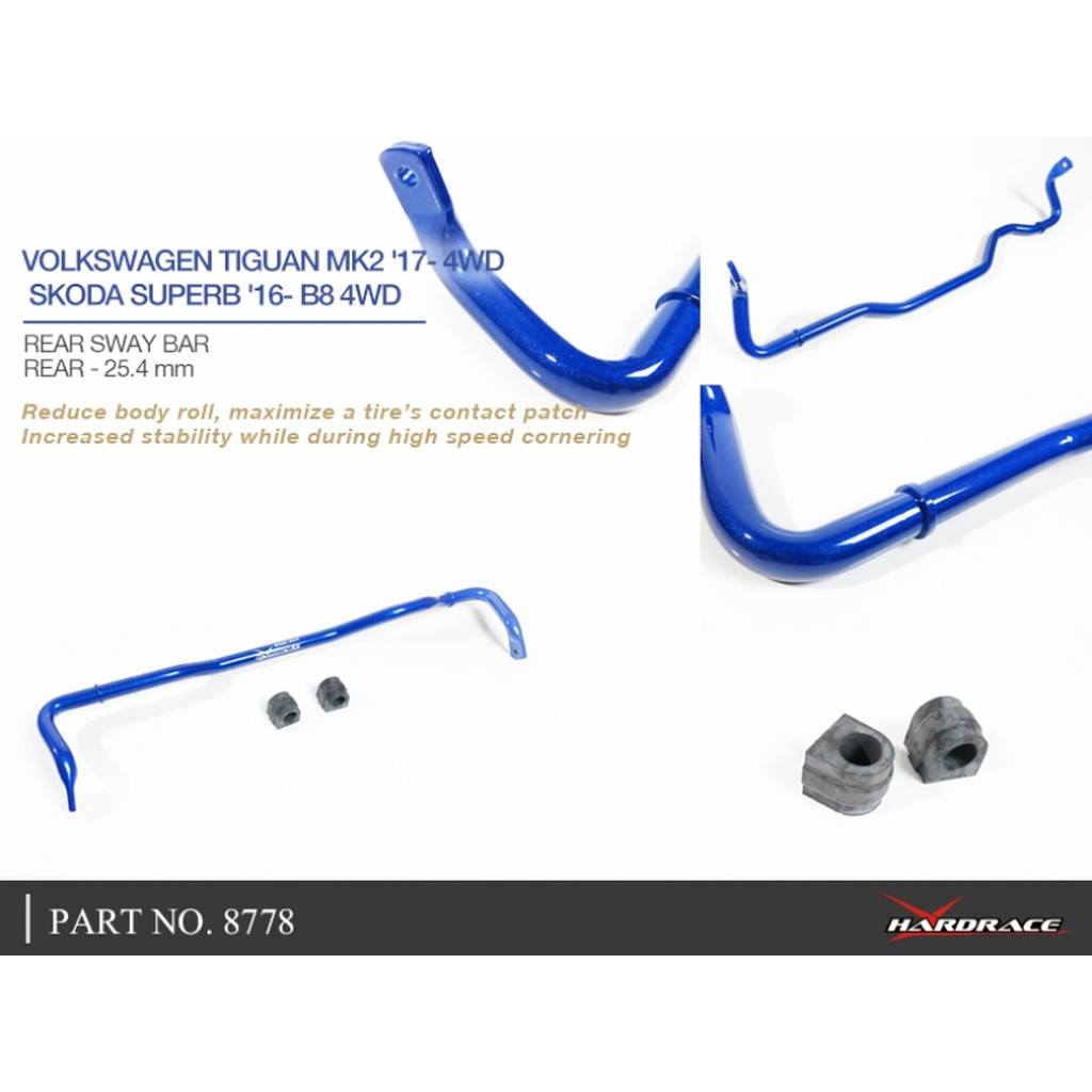 HARDRACE 8778 Rear sway bar 26mm Photo-2
