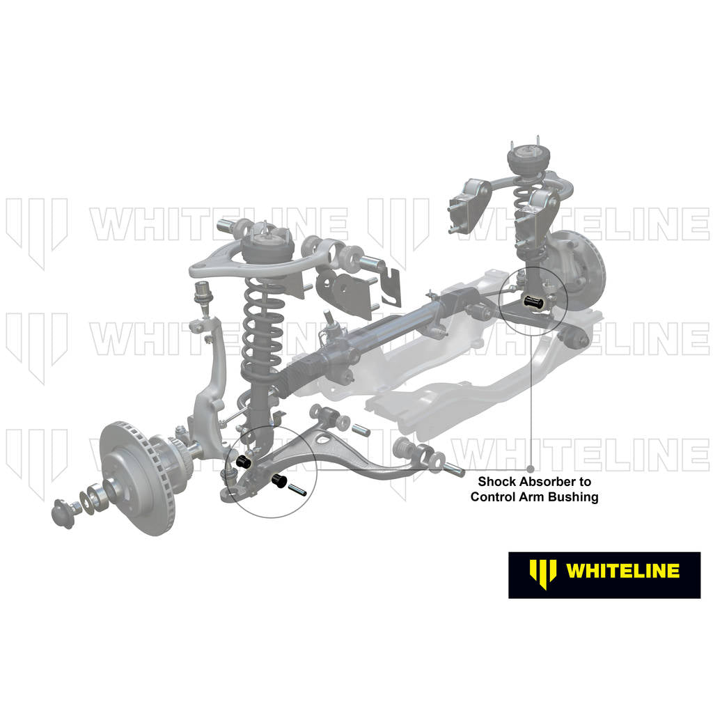 WHITELINE W33364 Shock Absorber to Control Arm Bushing Photo-1