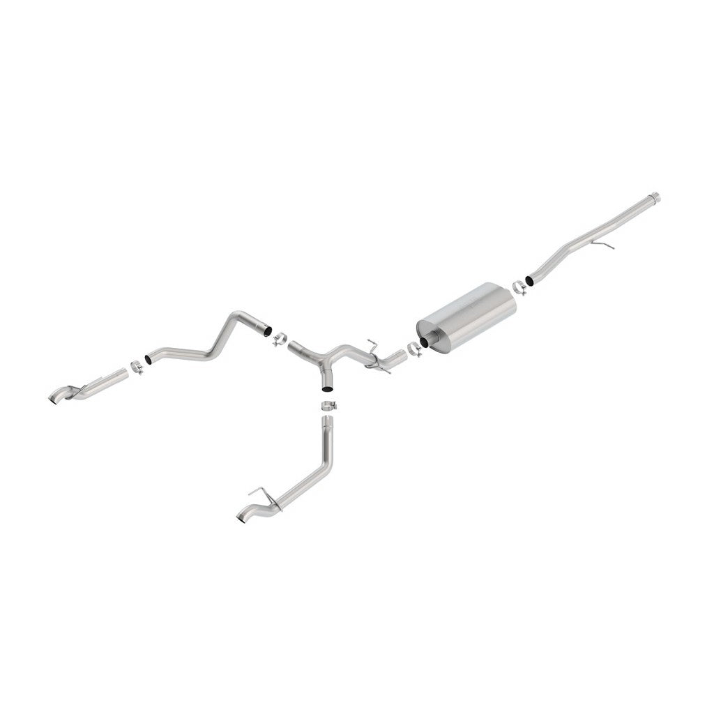 BORLA 140767 Exhaust system TOURING for SILV. / SIERRA 1500 2019 5.3L (NO TIPS) Photo-0