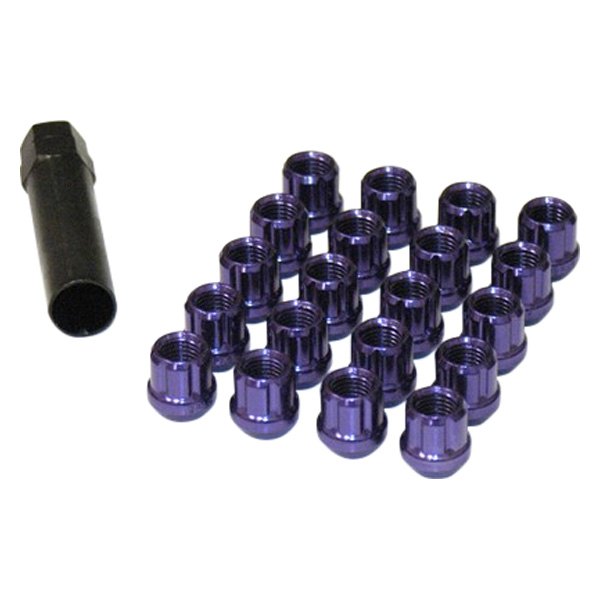 MUTEKI 31885L Lug nuts kit 12x1.25 Purple (Open End) Photo-0