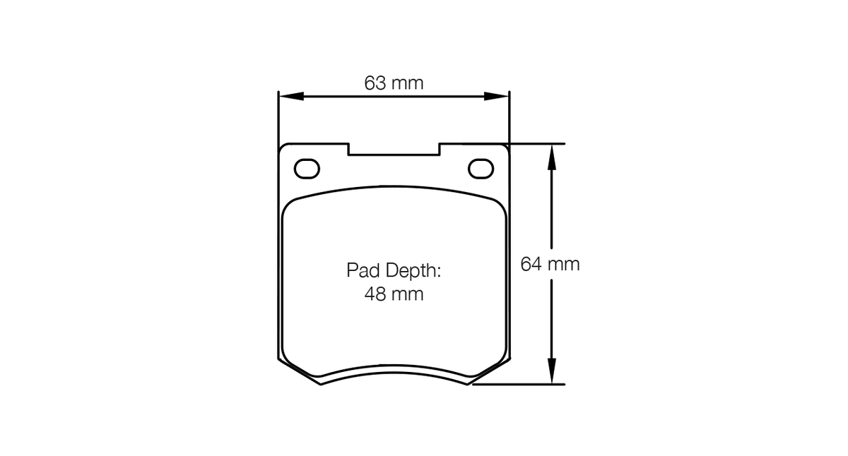 PAGID 3190-RSH42 Brake Pads for Alcon R type (3451) D42 / D48 Photo-0