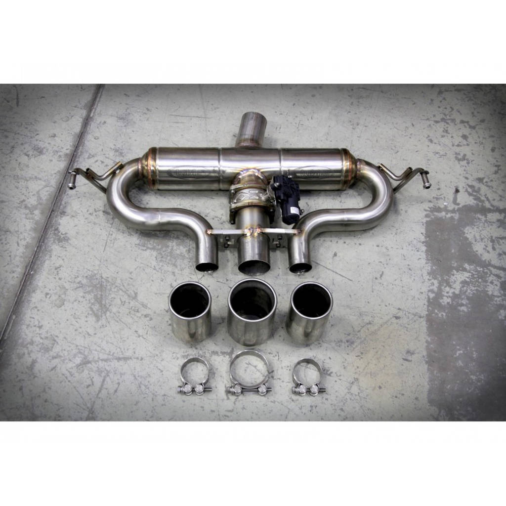 TUBI STYLE TSALF4C13.050.VC 4C THREE CENTRAL TIPS EXHAUST SYSTEM WITH EXCU AND GRIDS Photo-4