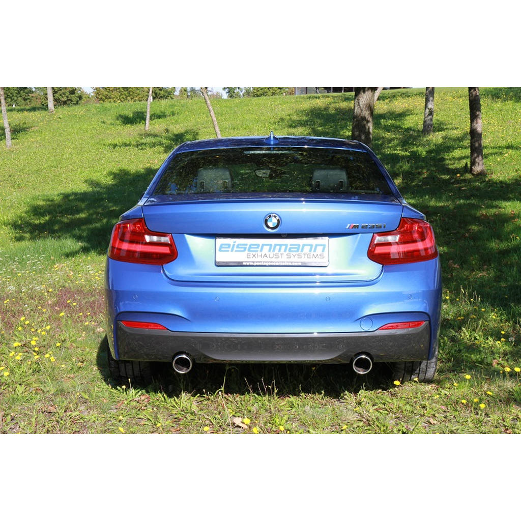 EISENMANN B5461,20902_230I_CABRIO Rear Muffler with Valvetronic 2x Ø90mm BMW F23 B48 230i Photo-0