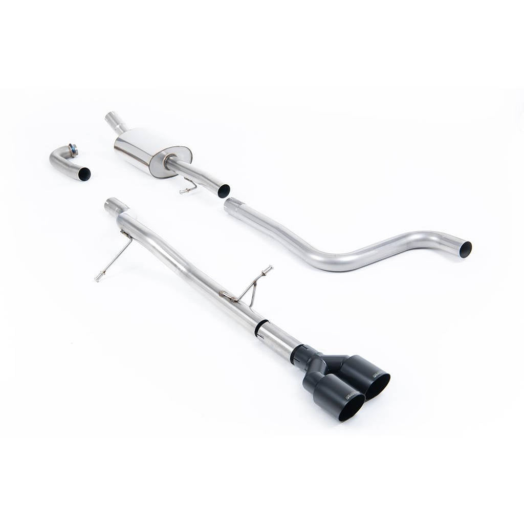 MILLTEK SSXFD279 Cat-back Black GT90 FORD Fiesta Mk8 1.0T EcoBoost ST-Line 3 & 5 Door Photo-0