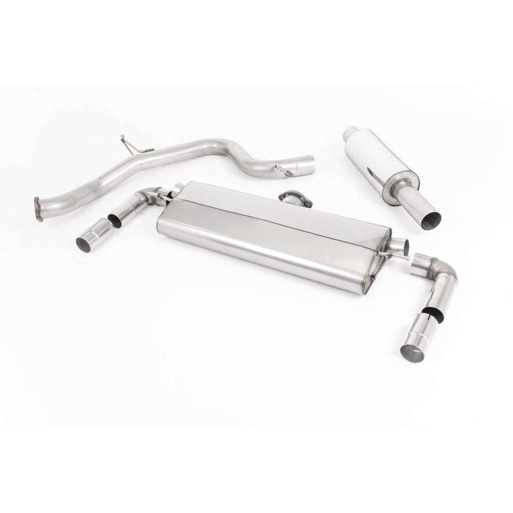 MILLTEK SSXVW535 Cat-back Dual 100mm GT100B VW Golf MK7.5 GTi Photo-0