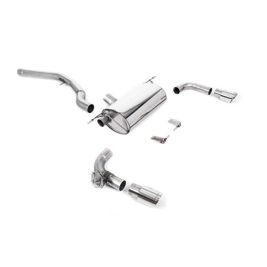 MILLTEK SSXBM1097 Cat-back Twin 90mm GT90 BMW 2 Series M240i Coupe Photo-0