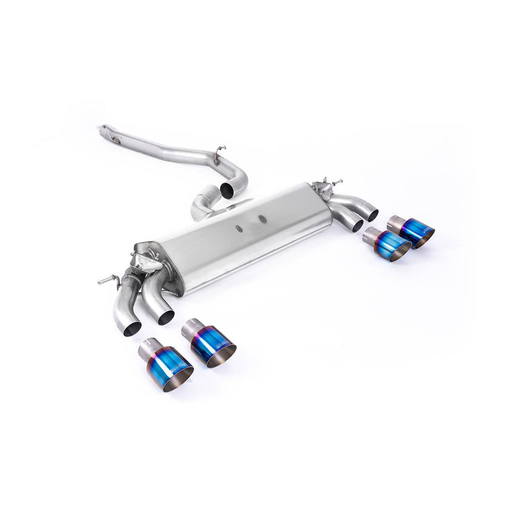 MILLTEK SSXAU772 Cat-back Quad 100mm GT100 AUDI S3 2.0 TFSI quattro 3-Door 8V.2 Photo-0