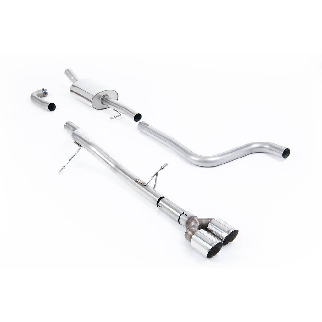 MILLTEK SSXFD278 Cat-back Polished GT90 FORD Fiesta Mk8 1.0T EcoBoost ST-Line 3 & 5 Door Photo-0