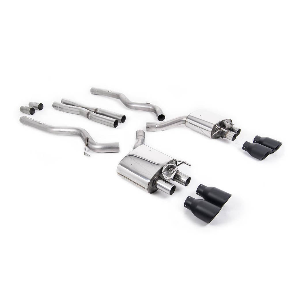 MILLTEK SSXFD283 Cat-back Quad 100mm GT100 FORD Mustang 5.0 V8 GT Photo-0