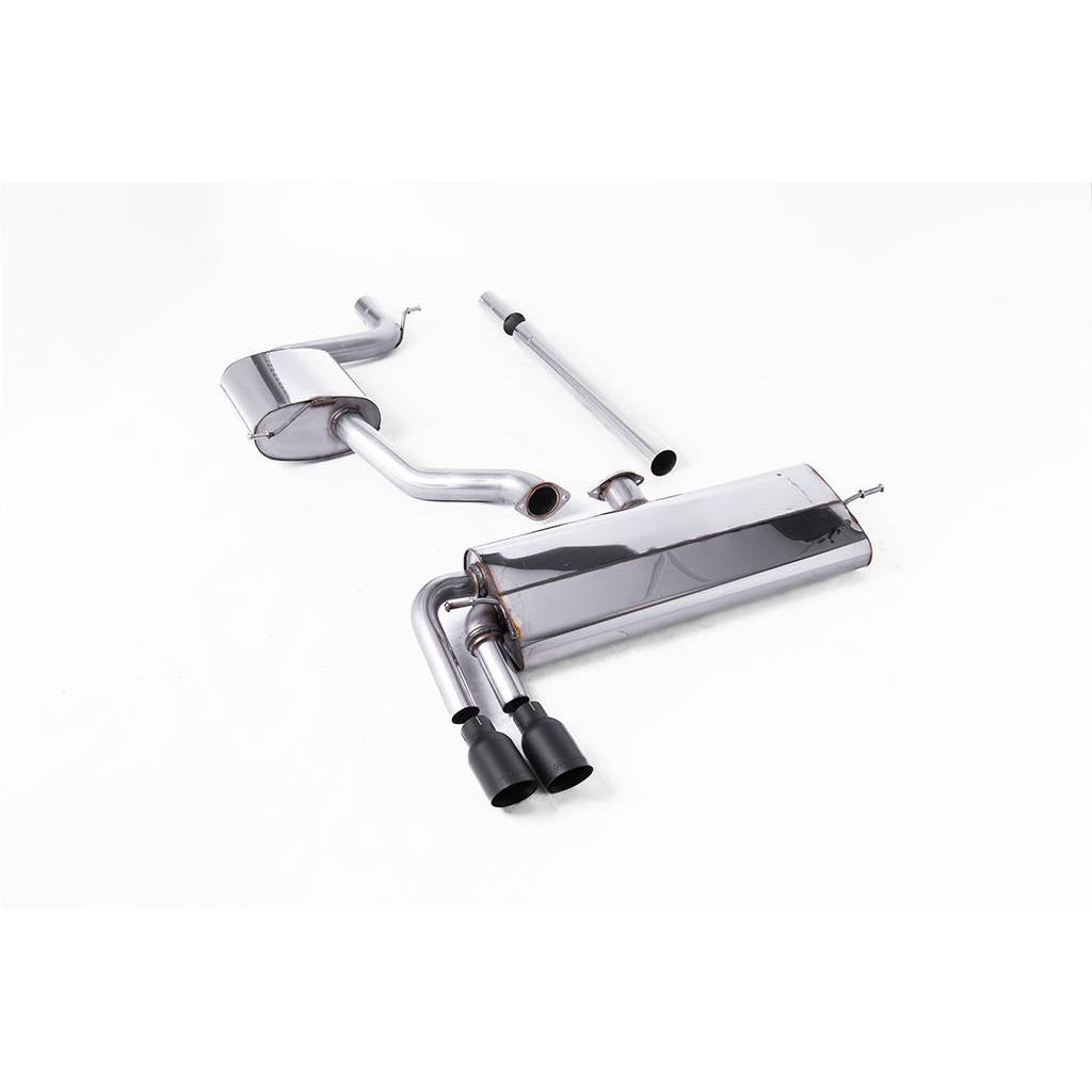 MILLTEK SSXVW517 Cat-back Twin 80mm GT80 VW Golf Mk7.5 1.5TSI Evo GT & R-Line Photo-0