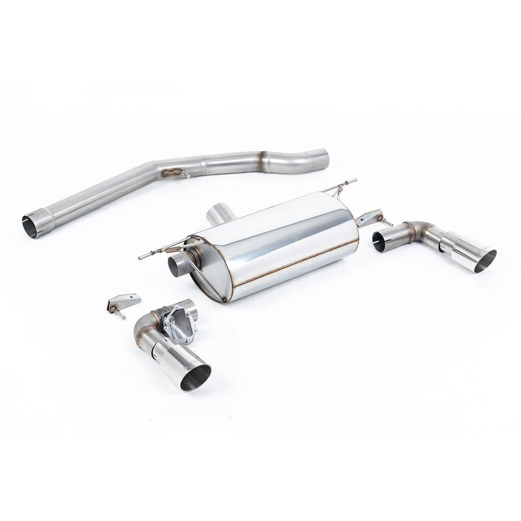 MILLTEK SSXBM1106 Cat-back Twin 90mm GT90 BMW 1 Series M140i 3 & 5 Door Photo-0