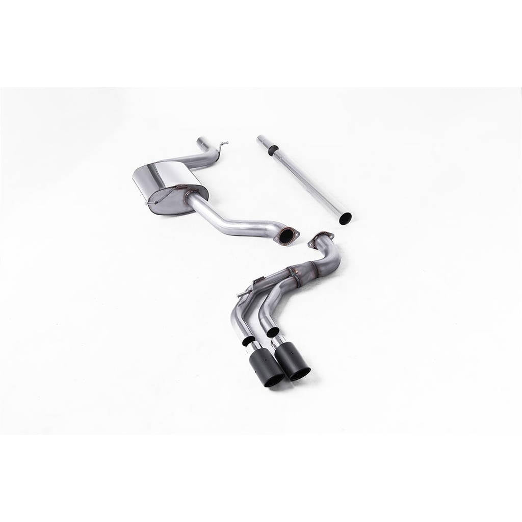 MILLTEK SSXVW522 Cat-back 90mm Carbon Jet VW Golf Mk7.5 1.5TSI Evo GT & R-Line Photo-0