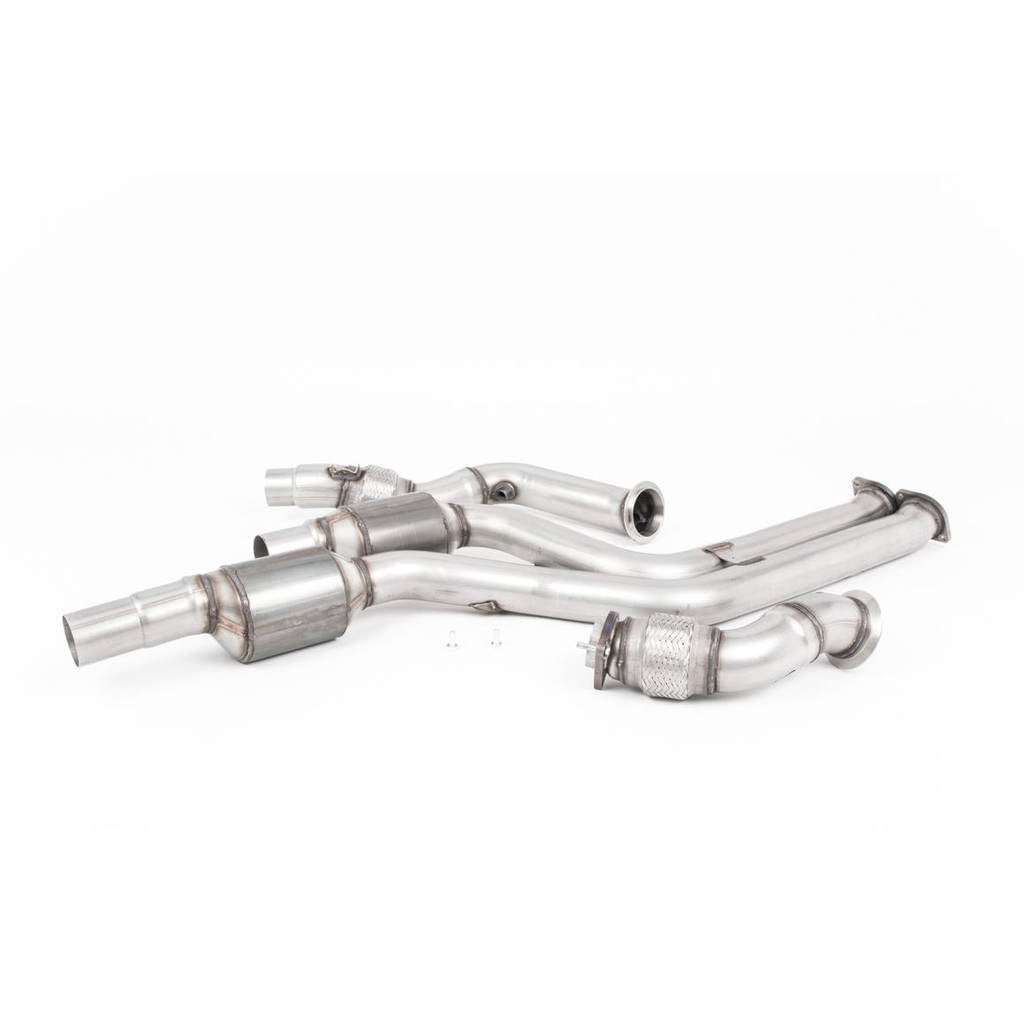 MILLTEK SSXBM1093 Large Bore Downpipes and Hi-Flow Sports Cats BMW 2 Series F87 M2 Competition Coup Photo-0