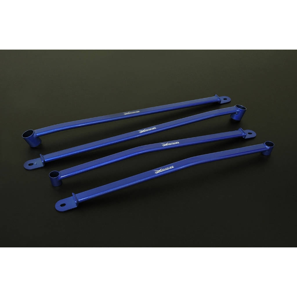 HARDRACE Q0405 MIDDLE LOWER BRACE-4PCS/SET TOYOTA YARIS 13+ Photo-0