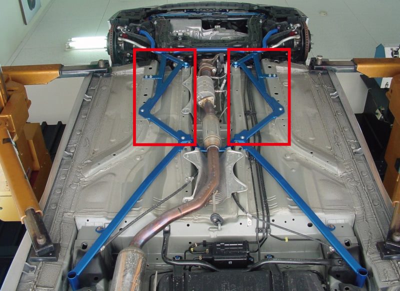 CUSCO 329 492 FS Power brace floor front side for HONDA Civic Type R (FD2) Photo-0